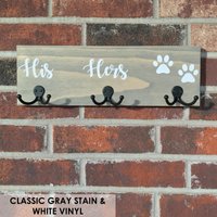 His, Hers Und Dog/Cat Pawprint - Leine Schlüsselhakenhalter His, Hers Und Dog/Cat Pawprint - Leine Schlüsselhakenhalter von MuncilMercantile