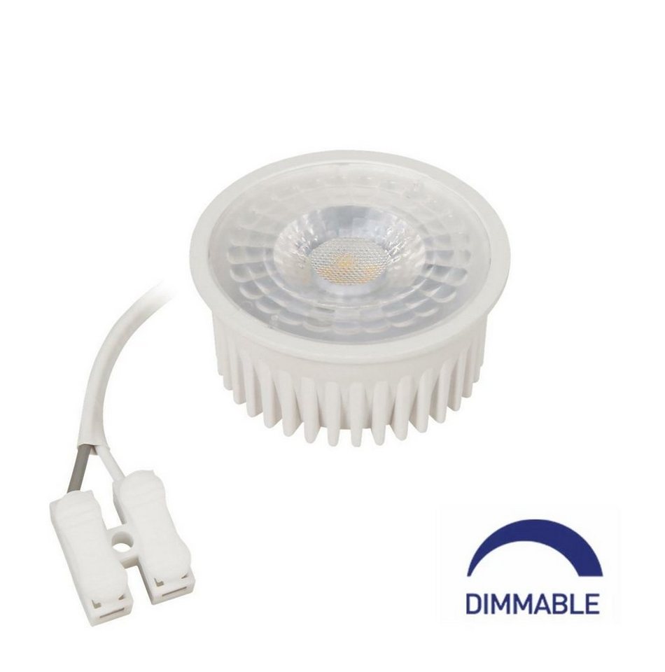 Mundotec LED-Leuchtmittel 7 W LED Modul dimmbar Extra Flach Leuchtmittel Lampe COB 230V 500lm, Neutralweiß, Neutralweiß von Mundotec