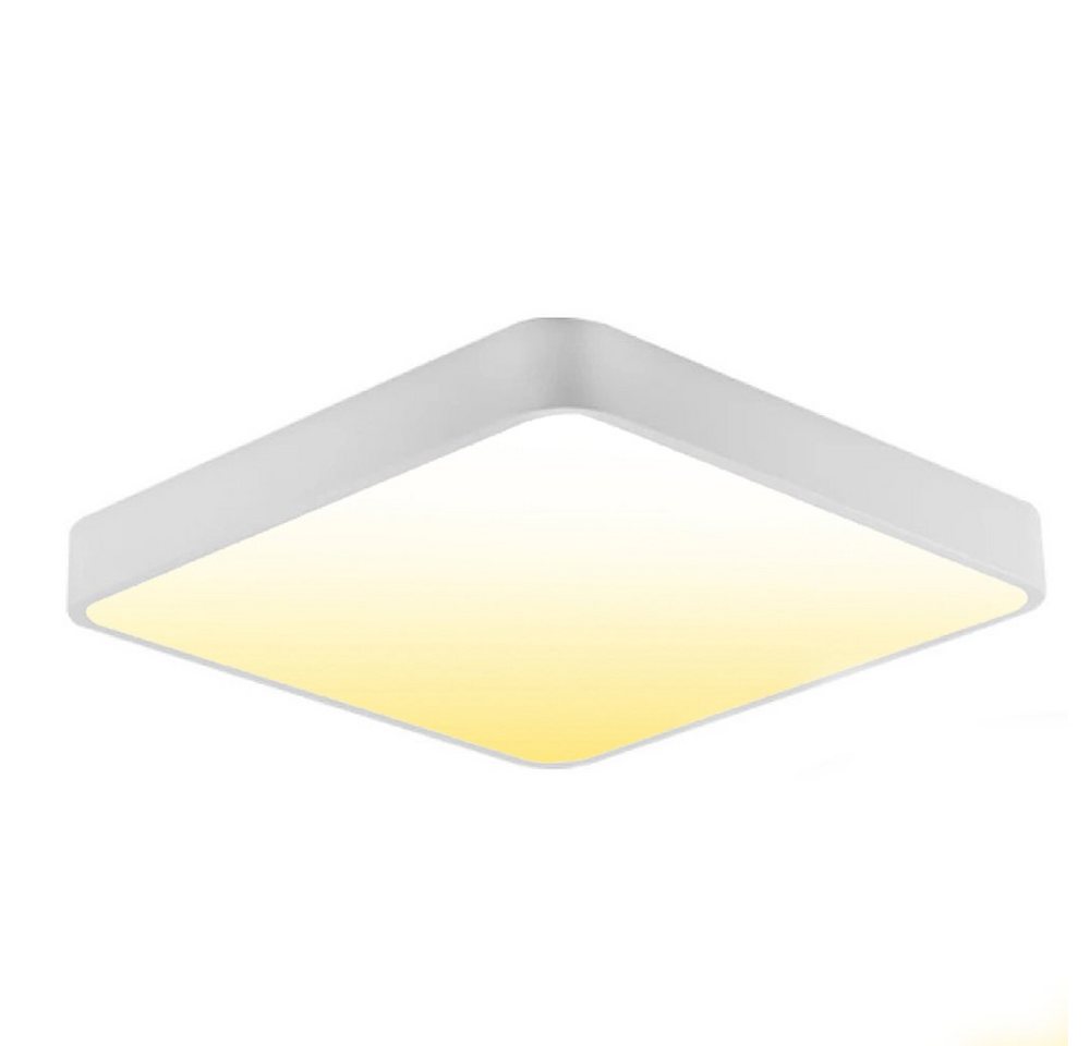 Mundotec Deckenleuchten 28w 57w CCT LED Aufbauleuchte Deckenleuchte Decken-panel IP40 Rund, 54w, 5800 Lumen, CCT 3 000, 4000, 6500K, 40x40x5,4cm, Form: eckig, IP40 von Mundotec