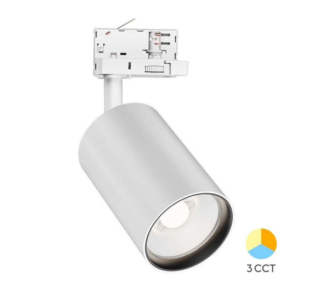 Mundotec Deckenstrahler LED Schienen-Strahler, 30W, weiß, CCT, 3 Phasen Mundotec Deckenstrahler LED Schienen-Strahler, 30W, weiß, CCT, 3 Phasen von Mundotec
