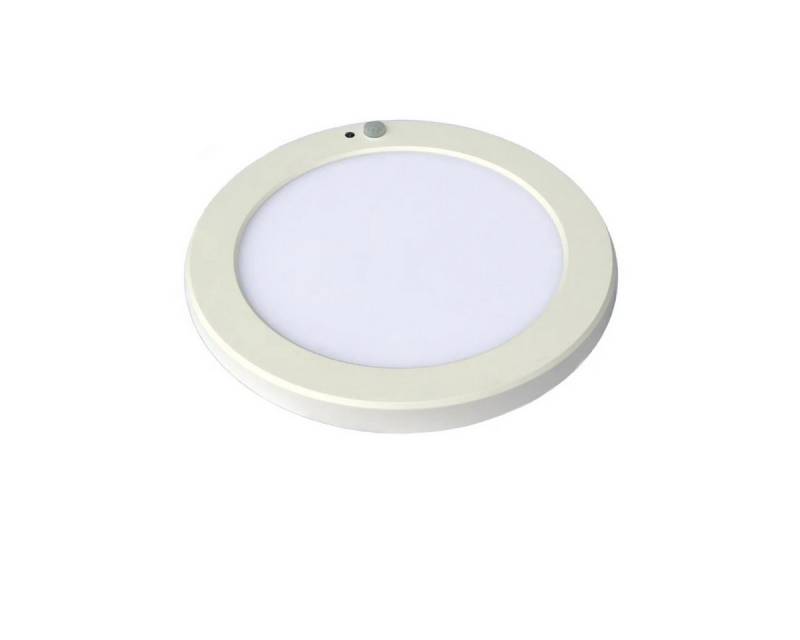Mundotec LED Deckenleuchte LED Aufbauleuchte Deckenleuchte rund 18 Watt IP20 mit Bewegungsmelder von Mundotec