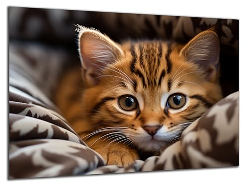 Munera Design - Bild 40x60 - Katzen-Bilder Katzen-Baby - Wand-Bilder Wohnzimmer von Munera Design