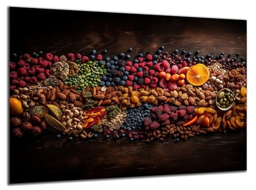 Munera Design - Bild 40x60 - Nüsse Beerenb Dörr-Obst - Wand-Bilder Küche Ess-Zimmer von Munera Design