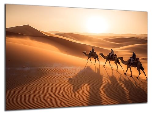 Munera Design - Bild 40x60 - Orient Karawane Wüste Kamele - Wand-Bilder Wohnzimmer von Munera Design