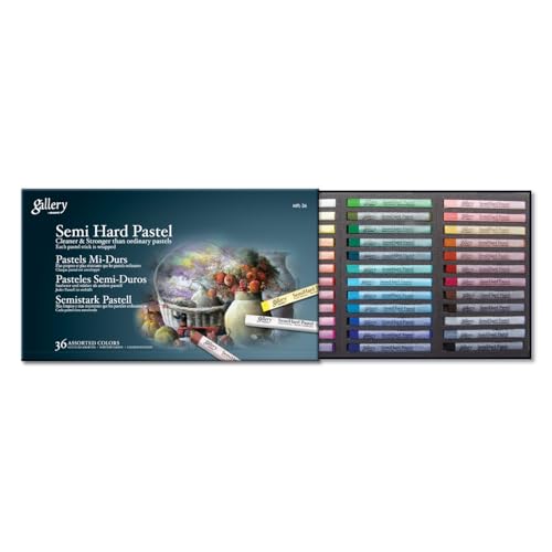 Mungyo Gallery Semi-Hard Pastels Cardboard Box Set of 36 - Assorted Colors by Mungyo Mungyo Gallery Semi-Hard Pastels Cardboard Box Set of 36 - Assorted Colors by Mungyo von MUNGYO