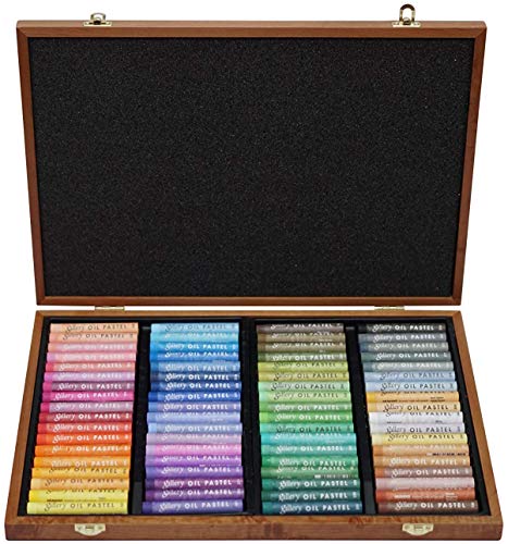 Mungyo Gallery Soft Oil Pastels Wood Box Set of 72 - Assorted Colors by Mungyo Gallery von Mungyo