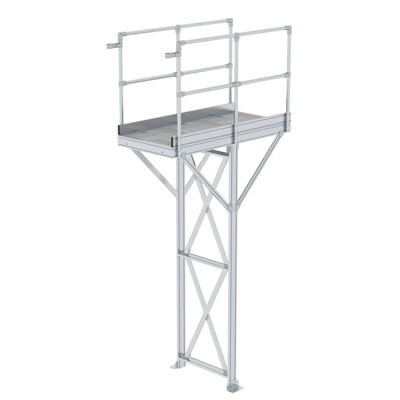 Enteisungsgerüst Modul 2 Plattf. L 1870mm, Plattf. H 3000mm, Gerüst H 4100mm Enteisungsgerüst Modul 2 Plattf. L 1870mm, Plattf. H 3000mm, Gerüst H 4100mm von Munk Günzburger Steigtechnik