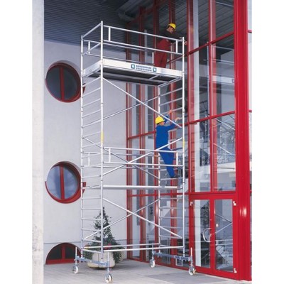 Fahrgerüst Arbeitshöhe 7500mm Plattform 1350 x 1800mm Fahrgerüst Arbeitshöhe 7500mm Plattform 1350 x 1800mm von Munk Günzburger Steigtechnik