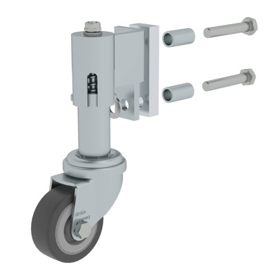 Federrolle links Stufenleiter, 360° drehbar 50mm 0,9 kg von Munk Günzburger Steigtechnik