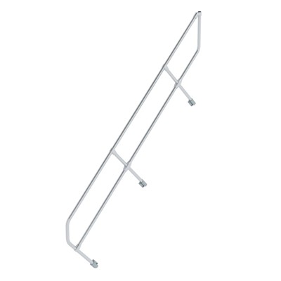 Handlauf Aluminium für Treppe 45° Stufenanzahl 10 von Munk Günzburger Steigtechnik