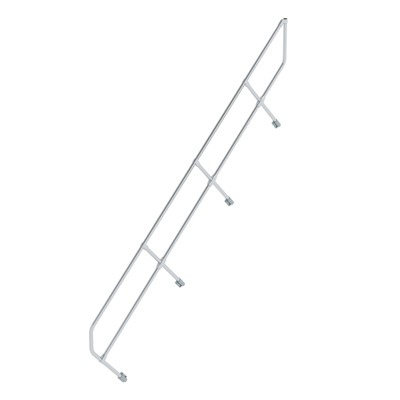 Handlauf Aluminium für Treppe 45° Stufenanzahl 13 von Munk Günzburger Steigtechnik