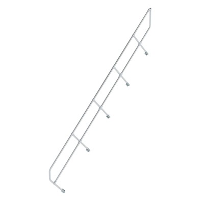 Handlauf Aluminium für Treppe 45° Stufenanzahl 16 von Munk Günzburger Steigtechnik