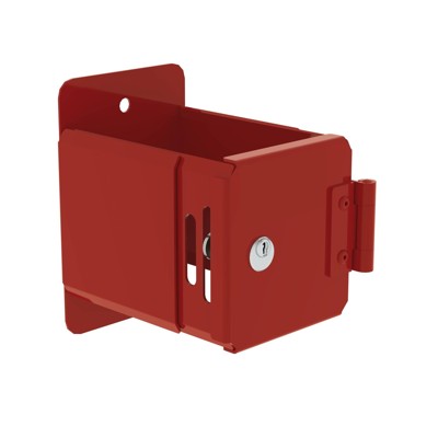 Leiterha. abschließbar, Schl. Stahl, vz. Tiefe 190-139mm rot 1kg Leiterha. abschließbar, Schl. Stahl, vz. Tiefe 190-139mm rot 1kg von Munk Günzburger Steigtechnik