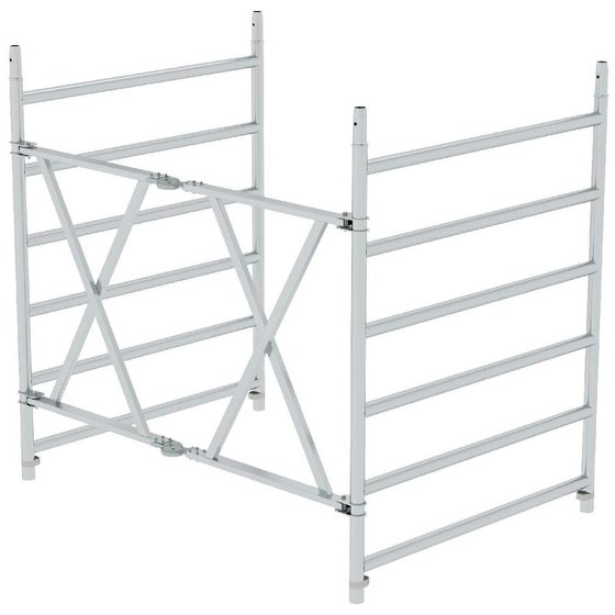 MUNK Günzburger Steigtechnik - Klapprahmeneinheit pa GrL 1350mm B 1350mm L 1800mm von Munk Günzburger Steigtechnik