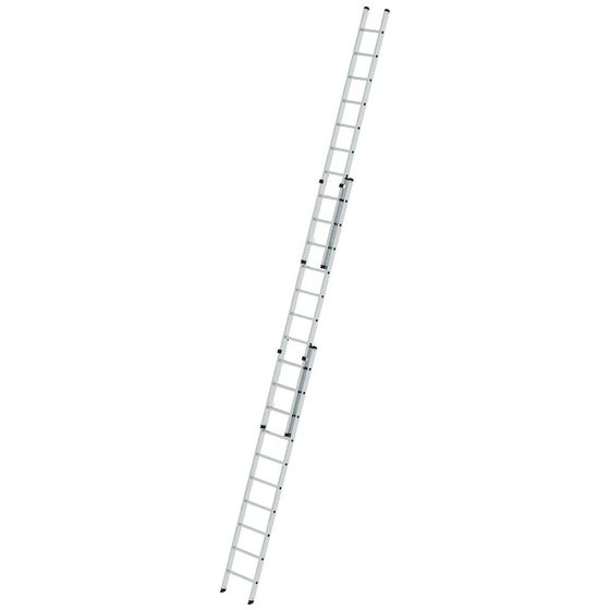 MUNK Günzburger Steigtechnik - Schiebeleiter 3x10 Sprossen, L eingefahren 3060mm, L ausgefahren 6980mm von Munk Günzburger Steigtechnik