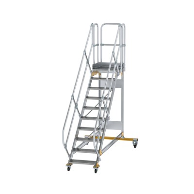 Plattformtreppe, fahrbar 10 Stu. 45° 2080mm Breite Stufen 600mm Anz.Lenkr. 2 Plattformtreppe, fahrbar 10 Stu. 45° 2080mm Breite Stufen 600mm Anz.Lenkr. 2 von Munk Günzburger Steigtechnik
