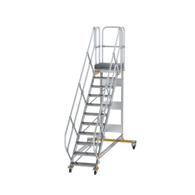 Plattformtreppe, fahrbar 11 Stu. 45° 2290mm Breite Stufen 600mm Anz.Lenkr. 2 Plattformtreppe, fahrbar 11 Stu. 45° 2290mm Breite Stufen 600mm Anz.Lenkr. 2 von Munk Günzburger Steigtechnik
