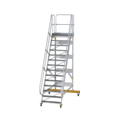 Plattformtreppe, fahrbar 14 Stu. 60° 3400mm Breite Stufen 1000mm Anz.Lenkr. 2 Plattformtreppe, fahrbar 14 Stu. 60° 3400mm Breite Stufen 1000mm Anz.Lenkr. 2 von Munk Günzburger Steigtechnik
