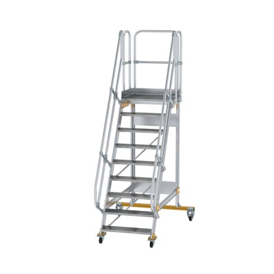 Plattformtreppe, fahrbar 9 Stu. 60° 2180mm Breite Stufen 800mm Anz.Lenkr. 2 Plattformtreppe, fahrbar 9 Stu. 60° 2180mm Breite Stufen 800mm Anz.Lenkr. 2 von Munk Günzburger Steigtechnik