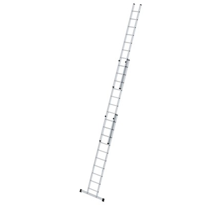 Schiebeleiter 3x10 Sprossen, L eingefahren 3000mm, L ausgefahren 6980mm Schiebeleiter 3x10 Sprossen, L eingefahren 3000mm, L ausgefahren 6980mm von Munk Günzburger Steigtechnik