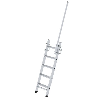 Stufen-Anlegeleiter LKW 5 Stufen, inkl. Magnet-Montagesatz inkl. Ausstiegsholm rechts Stufen-Anlegeleiter LKW 5 Stufen, inkl. Magnet-Montagesatz inkl. Ausstiegsholm rechts von Munk Günzburger Steigtechnik
