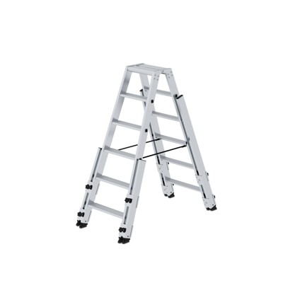Stufen-Stehleiter treppengängig 2x6 Stufen Stufen-Stehleiter treppengängig 2x6 Stufen von Munk Günzburger Steigtechnik