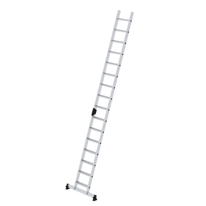 MUNK Stufenanlegeleiter mit nivello-Traverse und Ergo-Pad 16 Stufen von Munk Steigtechnik