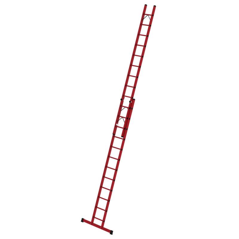 MUNK Vollkunststoff Seilzugleiter mit Traverse 2x12 Sprossen von Munk Steigtechnik