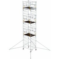 Munk Rollgerüst SG 1,35 x 1,80 m mit Ausleger & Doppel-Plattform Plattformhöhe 7,55 m von MUNK