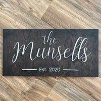 Personalisiertes Namensschild Aus Holz Laser Geschnittenes Acrylbild Auf Birkenholz Personalisiertes Namensschild Aus Holz Laser Geschnittenes Acrylbild Auf Birkenholz von MunsellMade