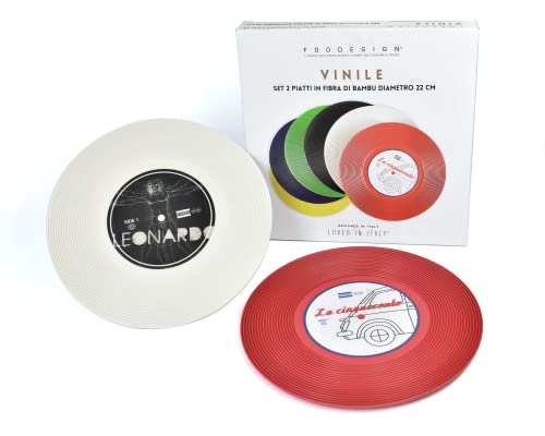 Munus International Vinyl, 2er Set, Rot und Weiß von Munus International