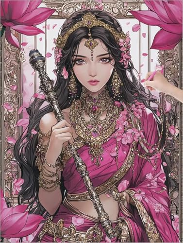Diamond Painting Anime, Blumen Diamond Painting Klein 40x50 cm Leinwand, 5D DIY Diamant Art Malerei Kinder Anfänger Mosaikherstellung Bastelnset für Home Wanddeko Wohnzimmer, Geschenke für Frauen X-55 Diamond Painting Anime, Blumen Diamond Painting Klein 40x50 cm Leinwand, 5D DIY Diamant Art Malerei Kinder Anfänger Mosaikherstellung Bastelnset für Home Wanddeko Wohnzimmer, Geschenke für Frauen X-55 von Muqouuoi