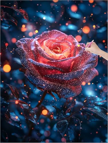 Diamond Painting Erwachsene, 5D Diamant Painting Anlage, Blumen Diamond Paintings Kinder, DIY Diamant Malerei mit Full Zubehör, Mosaikherstellung Bastelset für Zimmer Deko Wohnzimmer 60x80 cm X-20 Diamond Painting Erwachsene, 5D Diamant Painting Anlage, Blumen Diamond Paintings Kinder, DIY Diamant Malerei mit Full Zubehör, Mosaikherstellung Bastelset für Zimmer Deko Wohnzimmer 60x80 cm X-20 von Muqouuoi