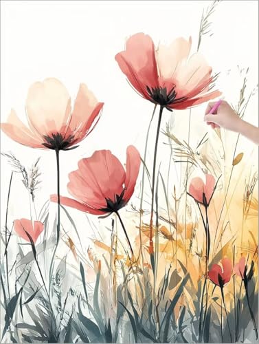 Diamond Painting Erwachsene, 5D Diamant Painting Anlage, Blumen Diamond Paintings Kinder, DIY Diamant Malerei mit Full Zubehör, Mosaikherstellung Bastelset für Zimmer Deko Wohnzimmer 70x90 cm C-87 Diamond Painting Erwachsene, 5D Diamant Painting Anlage, Blumen Diamond Paintings Kinder, DIY Diamant Malerei mit Full Zubehör, Mosaikherstellung Bastelset für Zimmer Deko Wohnzimmer 70x90 cm C-87 von Muqouuoi