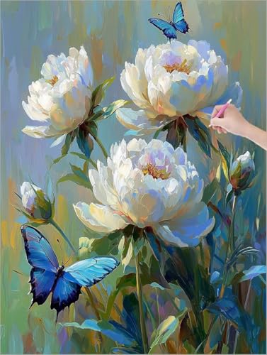 Diamond Painting Erwachsene, 5D Diamant Painting Blumen, Schmetterlinge Diamond Paintings Kinder, DIY Diamant Malerei mit Full Zubehör, Mosaikherstellung Bastelset, Herbst Zimmer Deko 90x120 cm X-95 Diamond Painting Erwachsene, 5D Diamant Painting Blumen, Schmetterlinge Diamond Paintings Kinder, DIY Diamant Malerei mit Full Zubehör, Mosaikherstellung Bastelset, Herbst Zimmer Deko 90x120 cm X-95 von Muqouuoi
