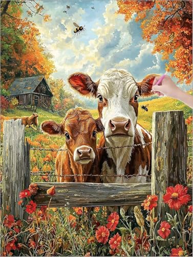 Diamond Painting Erwachsene, 5D Diamant Painting Highland Cow, Blumen Diamond Paintings Kinder, DIY Diamant Malerei mit Full Zubehör, Mosaikherstellung Bastelset, Zimmer Deko Wohnzimmer 40x50 cm X-53 Diamond Painting Erwachsene, 5D Diamant Painting Highland Cow, Blumen Diamond Paintings Kinder, DIY Diamant Malerei mit Full Zubehör, Mosaikherstellung Bastelset, Zimmer Deko Wohnzimmer 40x50 cm X-53 von Muqouuoi