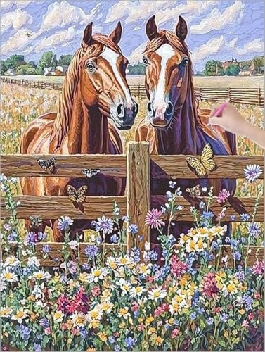 Diamond Painting Tiere, Blumen Diamond Painting XXL 50x70 cm Leinwand, 5D DIY Diamant Art Malerei Kinder Anfänger Mosaikherstellung Bastelnset für Home Wanddeko Wohnzimmer, Geschenke für Frauen X-37 Diamond Painting Tiere, Blumen Diamond Painting XXL 50x70 cm Leinwand, 5D DIY Diamant Art Malerei Kinder Anfänger Mosaikherstellung Bastelnset für Home Wanddeko Wohnzimmer, Geschenke für Frauen X-37 von Muqouuoi