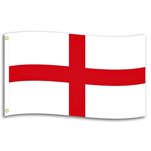 Murago - England Fahne ca. 150x90cm mit Metallösen - englische Flagge 90 x 150 cm wetterfest Fanartikel Polyester Murago - England Fahne ca. 150x90cm mit Metallösen - englische Flagge 90 x 150 cm wetterfest Fanartikel Polyester von Murago