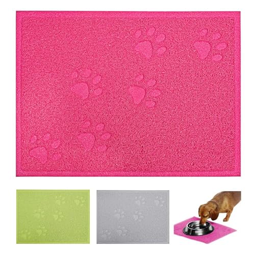 Murago - Futternapfunterlage 40x30cm für Hund und Katze Pink - Napfunterlage Futter Unterlage Katzenklo Futtermatte Katzentoilette Vorleger Vorlege Matte Murago - Futternapfunterlage 40x30cm für Hund und Katze Pink - Napfunterlage Futter Unterlage Katzenklo Futtermatte Katzentoilette Vorleger Vorlege Matte von Murago