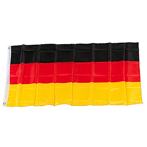 Murago - XXXL Deutschland Hiss Fahne ca. 450cm x 190cm - ca. 4,5m mit Ösen sehr Große Flagge für Fahnenmast Fanartikel EM WM Garten für Drinnen und Draußen von Murago