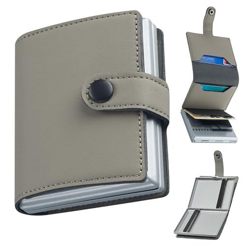 Murago - Zigaretten- & Kartenetui - Grau - Kartenetui Zigarettenetui mit Gummiband für 18 Etui Kunstleder Box Zigarettenbox Murago - Zigaretten- & Kartenetui - Grau - Kartenetui Zigarettenetui mit Gummiband für 18 Etui Kunstleder Box Zigarettenbox von Murago