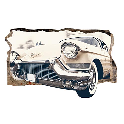 Startonight 3D Tapete XXL Poster Oldtimer, Wandmalerei Bild an der Wand Großformat Modern Muster Dekorative Kunst Wand 120 x 220 CM von Mural Wall Art