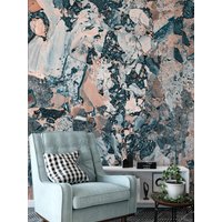 Mix Farbige Stein Marmor Textur Tapete, Fliesen Abnehmbare Wand Wandbild von MuraliumWallpapers