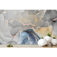 Steinfarbene Marmor Textur Tapete, Peel & Stick Selbstklebendes Wandbild von MuraliumWallpapers