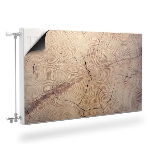 Muralo Heizkörperverkleidung, magnetische Heizkörperabdeckung für Plattenheizkörper aus Stahl oder Blech - Geruchlos und sicher für Gesundheit - Holz Br. 110cm x Hö.60cm von Muralo