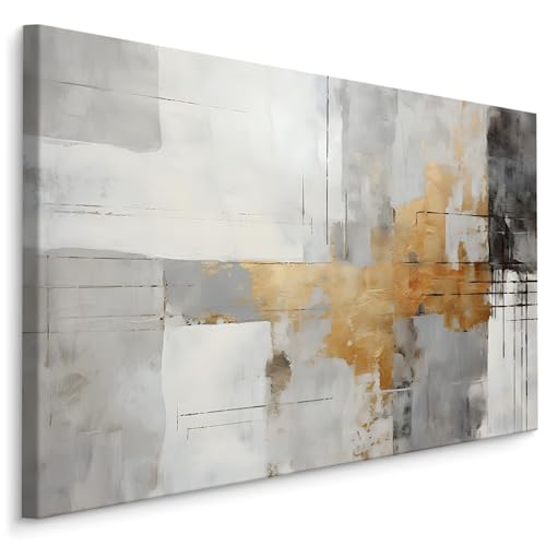 Muralo - Leinwandbild Aufhängefertig mit Abstraktion-Motiv - Bild für Wohnzimmer, Schlafzimmer, Büro, Restaurant - Wandbild Wanddeko Modern Vintage Glamour Loft Stil - Br.40cm x Hö.30cm Muralo - Leinwandbild Aufhängefertig mit Abstraktion-Motiv - Bild für Wohnzimmer, Schlafzimmer, Büro, Restaurant - Wandbild Wanddeko Modern Vintage Glamour Loft Stil - Br.40cm x Hö.30cm von Muralo
