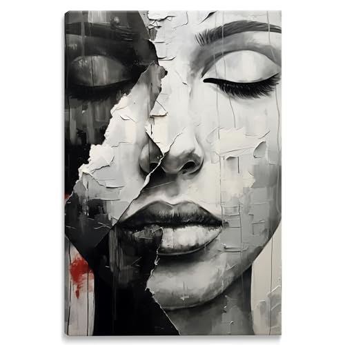 Muralo - Leinwandbild Aufhängefertig mit Abstraktion-Motiv - Bild für Wohnzimmer, Schlafzimmer, Büro, Restaurant - Wandbild Wanddeko Modern Muralo - Leinwandbild Aufhängefertig mit Abstraktion-Motiv - Bild für Wohnzimmer, Schlafzimmer, Büro, Restaurant - Wandbild Wanddeko Modern von Muralo