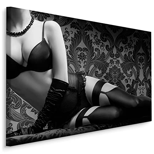 Muralo Leinwandbilder 120x80 Frau Schön Erotisch Erotismus Sexy Intim Canvas Wandbild Kunstdruck Schlafzimmer Wohnzimmer Wanddekoration Design XXL Br. 120 cm x Hö. 80 cm Br. 120 cm x Hö. 80 cm von Muralo