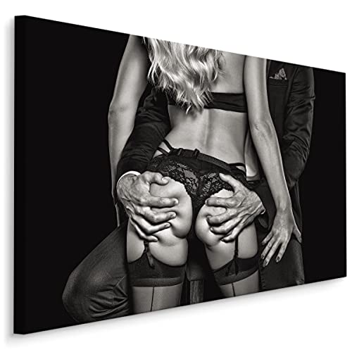 Muralo Leinwandbilder 120x80 Mann Frau Paar Liebe Schön Erotisch Canvas Wandbild Kunstdruck Schlafzimmer Wohnzimmer Wanddekoration Design XXL Br. 120 cm x Hö. 80 cm Br. 120 cm x Hö. 80 cm von Muralo