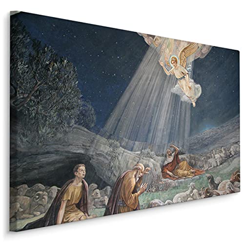 Muralo Leinwandbilder 40x30 Bibel Biblisch Religion Glaube Christentum Katholisch Canvas Wandbild Kunstdruck Schlafzimmer Wohnzimmer Wanddekoration Design XXL Br. 40 cm x Hö. 30 cm von Muralo